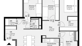 Expose ** GERÄUMIG ** - 4-Zimmerwohnung mit LOGGIA &amp; BALKON!