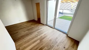 Expose Neubauprojekt CALVI in Grünlage | Reihenhaus mit Garten &amp; Terrasse | Top Anbindung