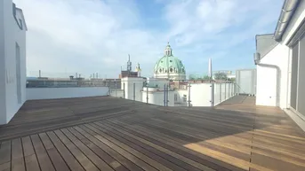 Expose TRAUMHAFTE DG-WOHNUNG MIT BLICK AUF DIE KARLSKIRCHE!