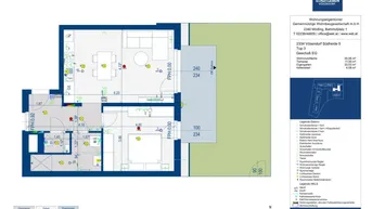 Expose Kompakte 2 Zimmerwohnung mit Garten