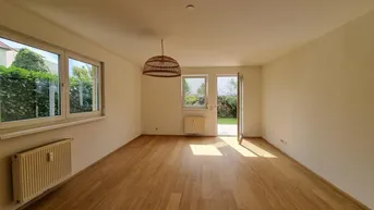 Expose Charmante 3-Zimmer-Wohnung 
mit eigenem Garten, Terrasse &amp; Tiefgaragenplatz