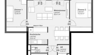 Expose Moderne 3-Zimmer Wohnung mit Balkon