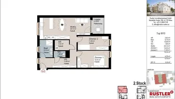 Expose Anlegerwohnung | VINCENT | 3Zimmer mit Loggia | Hofruhelage | Top Lage