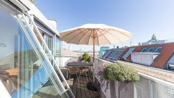 Expose FULLY FURNISHED ROOFTOP APARTMENT:/ AC: Spacious living-dining area &amp; 2 bedrooms
