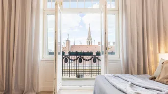 Expose STILVOLL WOHNEN IM HERZEN WIENS - WOHNSALON, BALKONE UND AUSBLICK MIT ALTBAU-CHARME