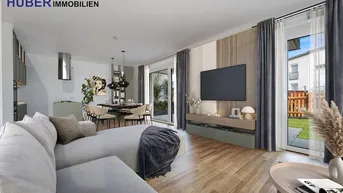 Expose EXKLUSIVES LEBEN | OFFENE WHG MIT 140m² | ERSTBEZUG SOFORT | AUßENBEREICH | GROßE TERRASSE | TIEFGA.