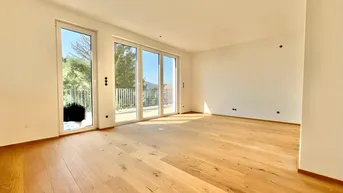Expose ERSTBEZUG - Traumhafte Dachgeschosswohnung - 2-Zimmer - ca. 48m² NFL - Terrasse - Klima - Garage (optional) - Grünruhelage