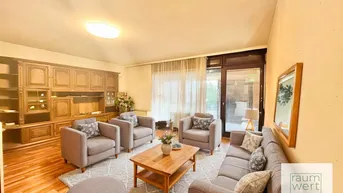 Expose ABSOLUTE RUHELAGE - 4 Zimmer - ca. 96m² NFL - Einbauküche - Garten