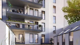 Expose PROVISIONSFREI - Neubauprojekt - Fertigstellung Q3/2025 - Hof-Apartment - 2 Zimmer - ca. 69m² NFL - Klima - Terrasse und Eigengarten - hochwertige Ausstattung