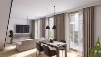 Expose PROVISIONSFREI - Hof-Apartment - 2 Zimmer - ca. 69m² NFL - Klima - Terrasse und Eigengarten - hochwertige Ausstattung - Neubauprojekt - Fertigstellung 2025