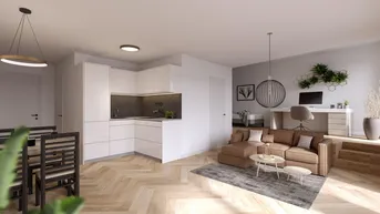 Expose PROVISIONSFREI - City-Apartment - 1 Zimmer - ca. 48m² NFL - Hof-Terrasse - hochwertige Ausstattung - Neubauprojekt - Fertigstellung 2025