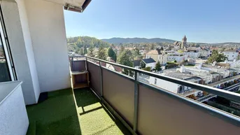 Expose Perchtoldsdorf - BURGBLICK - 2 Zimmer - Balkon - ca. 74m² NFL - 5. Liftstock