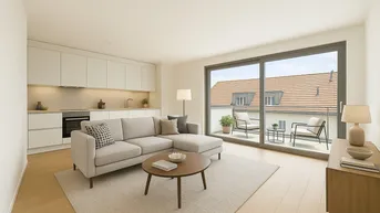 Expose ZWISCHEN WEINBERGEN UND SKYLINE – Erstbezug - Dachgeschoss - 3 Zimmer - ca. 62 m² - Balkon