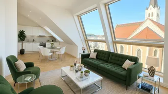 Expose ÜBER DEN DÄCHERN PENZINGS - 360° Dachterrasse - ca. 85m² WFL - 3 Zimmer - ERSTBEZUG