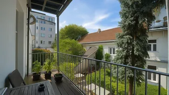 Expose GRÜNOASE mit Hofbalkon - 1 Zimmer - ca. 31m² NFL - Lift - Hofruhelage