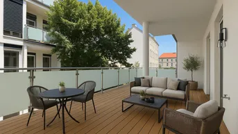 Expose ERSTBEZUG - Saniertes Haus - Fertigstellung Q4/2025 - 3 Zimmer - ca. 89m² WNFL - Loggia - Lift - U-Bahn