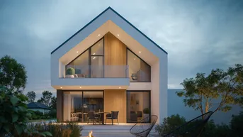 Expose Bauen Sie Ihr Traumhaus in Breitenfurt – Grundstück mit Entwurfsstudie für zwei stilvolle Doppelhaushälften