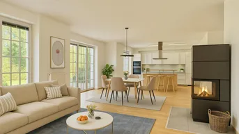 Expose SOMMERAKTION - Provisionsfrei - BJ 1996 - ca. 735m² Grund - Schwimmteich - ca. 275m² NFL - 5 Zimmer - Lift - Klima - Balkon - Carport - Garage - Wohnpark Fontana - GOLF -TENNIS - BADESEE - RESTAURANT