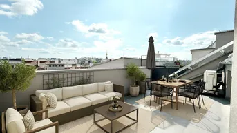 Expose STEPHANSDOMBLICK &amp; 3 TERRASSEN IM 3. BEZIRK - ca. 124 m² WFL - ca. 35 m² Freifläche - 4 Zimmer