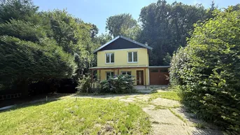 Expose KLEINGARTENHAUS - Absolute Grünruhelage - ca. 700m² Eigengrund - 3 Zimmer - ca. 120m² NFL - GARAGE - Keller