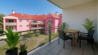 Expose RUHIG ZENTRAL - 2 Zimmer - ca. 60m² WNFL - 2. Stock - Loggia - Garage