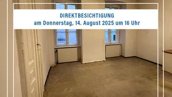 Expose Sanierungsbedürftiger Altbau-Eigentum im 9., Bezirk
