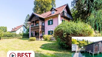 Expose Reifnitz:JUGENDSTIL VILLA - EIN  PRACHTSTÜCK! Privater Badestrand, Badehaus