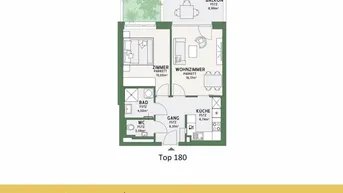 Expose AKTION 50/50 | Provisionsfrei | Urbanes Wohnen im Grünen | Green Tower in Reininghaus