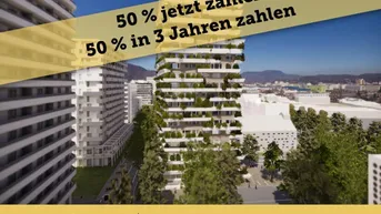 Expose AKTION 50/50 | Grüner Wohntraum | Provisionsfrei | Green Tower in Reininghaus mit Blick auf den Schloßberg