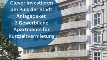 Expose Juwel am Karmelitermarkt: ANLAGEPAKET. 3 gewerbliche Einheiten für Kurzzeitvermietung