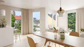 Expose stilvolle 2-Zimmer Neubauwohnung im Herz-Jesu Viertel mit Balkon 