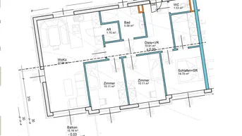 Expose sonnige 4-Zimmer Familienwohnung in Mariatrost 