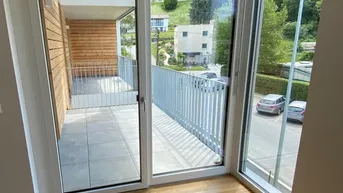 Expose Nähe Straßganger Bad: 2-Zimmer Neubauwohnung mit Balkon, Miete inkl. Heizkosten 