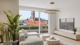 Expose Penthouse mit wunderschönem Blick auf die Herz-Jesu-Kirche 