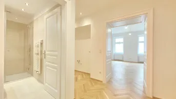 Expose ++ MEIN GARTEN IST DER AUGARTEN ++ HELLE ALTBAUWOHNUNG + INNENHOFLAGE + Komplett saniert + befristet vermietet