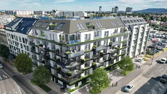 Expose TOP Neubauprojekt! Ideale, hofseitige Kleinwohnung mit Loggia und Terrasse + Beste Anbindung und Infrastruktur + Garagenplatz optional! Jetzt Vorteile zum Projektstart sichern!