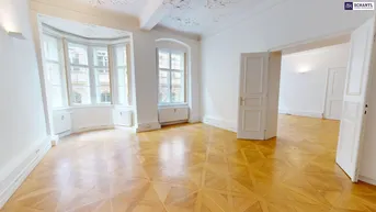 Expose ++ VINTAGE CHARM throughout ++ PRIME LOCATION for LIVING on the 1ST FLOOR ++ Palais in DESIRABLE CITY CENTER, in the popular Schmiedgasse ++ SCHEDULE A VIEWING NOW ++