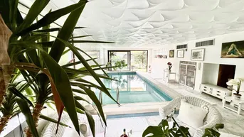 Expose **Exklusive Landhausvilla in Pötzleinsdorf** ++ eigener Pool ++ Sauna ++ Fitnessraum ++ großer blühender Garten ++ Garage ++ Terrasse ++ direkt beim Pötzleinsdorfer Schlosspark ++