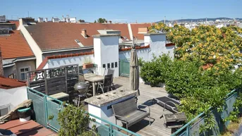 Expose Geniales Penthouse mit über 210 m² Wohnfläche, zwei ruhigen Terrassen und Sauna!