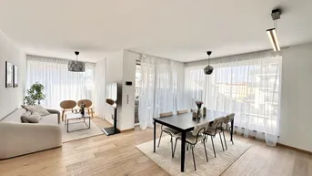 Expose REDUZIERT! Top Lage! Neubau (2021) Dachgeschosswohnung mit Terrasse und Panoramafenster ++ Weitblick über Wien ++ Komplett Eingerichtet und Bezugsfertig ++ Dachgeschossneubau
