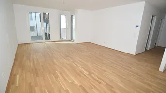 Expose Mega cool! Moderne 3-Zimmer-Neubauwohnung mit Balkon im Erstbezug! Hofruhelage!