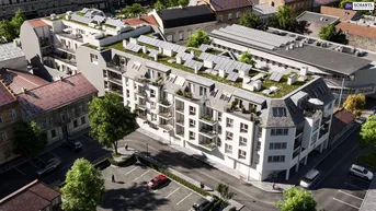 Expose ZUM JUNGBRUNNEN! Hier lässt es sich leben... 3-Zimmer Wohnung mit Süd-Loggia! Beste Infrastruktur + Hochwertige Materialien + Garagenplatz optional!
