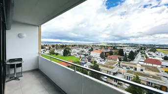 Expose Ab in den 9. Stock - Traumhaftes 3-Zimmer-Penthouse mit unglaublichem Fernblick -Sonnenloggia und Stellplatz inkludiert - Jetzt zugreifen!!