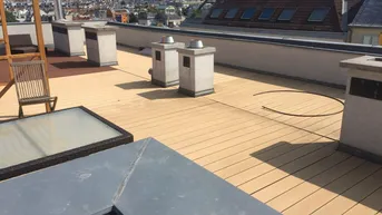 Expose RARITÄT Nähe Schönbrunn!! Entzückendes Penthouse Loft ++ Dachterrassenwohnung mit Weitblick über Wien ++ Neubauwohnung ++ 2 Terrassen ++ Klimaanlage ++