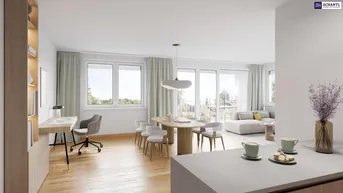 Expose Lebensqualität in allen Belangen: 3-Zimmer I Großzügige Raumaufteilung I Wohlfühl-Balkon I Hochwertige &amp; Nachhaltige Ausführung I Ideale Anbindung I Top-Infrastruktur!