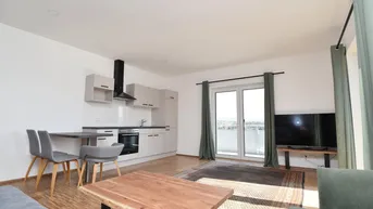 Expose ERSTBEZUG - Moderne zwei Zimmerwohnung mit kompletter Ausstattung und Traumaussicht in die Weinberge zu mieten! 3D-Rundgang vorhanden!