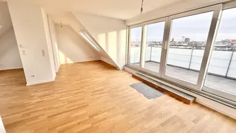 Expose ERSTBEZUG! Dachgeschoss-Highlight beim AKH ++ Luxus Maisonette mit spektakulärer Aussicht ++ 2 Freiflächen ++ Edle Ausstattung ++ Klimaanlage ++ Fußbodenheizung