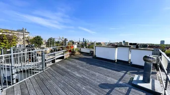 Expose Skyview I Weite I Luxus: Großzügige und stilvolle 2-Zimmer-Maisonette mit Dachterrasse in Toplage nahe Stadtpark!