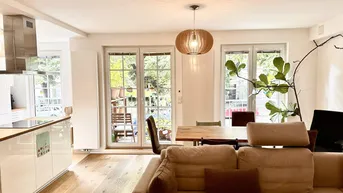 Expose Charmante 3-Zimmer-Wohnung mit zwei Balkonen, Eigengarten und großzügiger Wohnküche in ruhiger Grünlage des 18. Bezirks