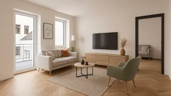 Expose ***Stilvoller Altbau mit Dachgartenflair – 3-Zimmer-Wohnung mit großer Terrasse &amp; moderner Technik - Klimaanlage &amp; Luftwärmepumpe inklusive***